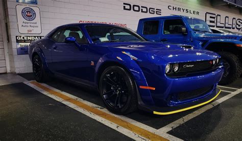 2020 Dodge Challenger Widebody Scat Pack Indigo Blue One Of The First