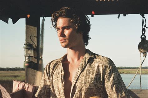 John B Wearing One Of His Classic Button Downs Outer Banks Stylist Emmie Holmes Shares BTS