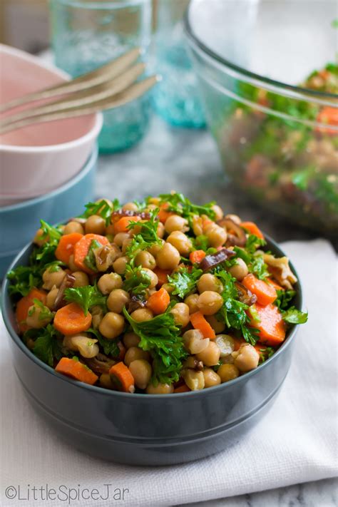 Moroccan Carrot Chickpea Salad Recipe Little Spice Jar