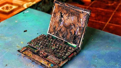Restoration A Destroyed 20 Year Old Lenovo Laptop Rebuild And Restore
