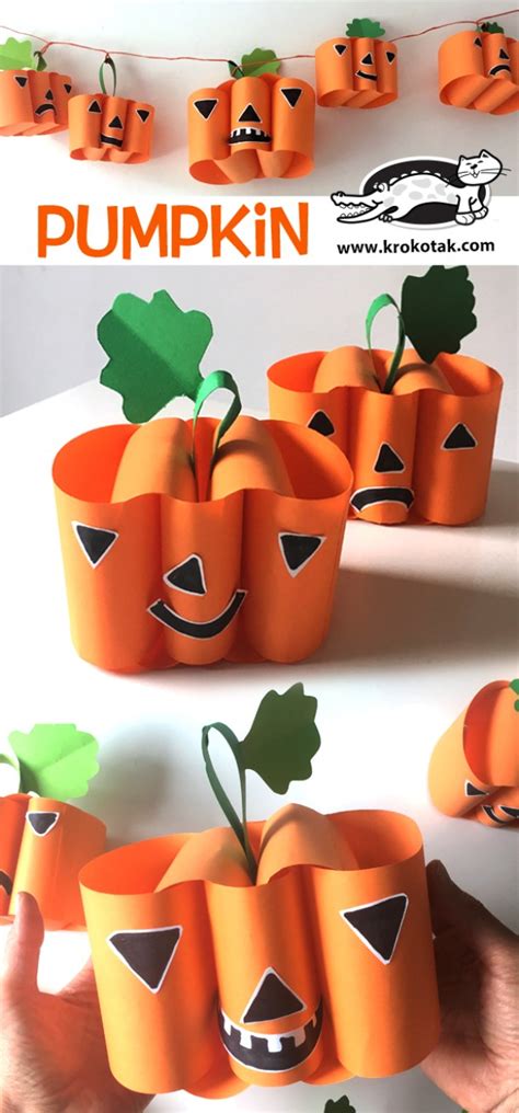 15 Cute And Easy Halloween Pumpkin Crafts For Kids Part 1