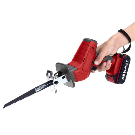 88vf 3000rpm Rechargeable Electric Saw Branches Metal Wood Sawing