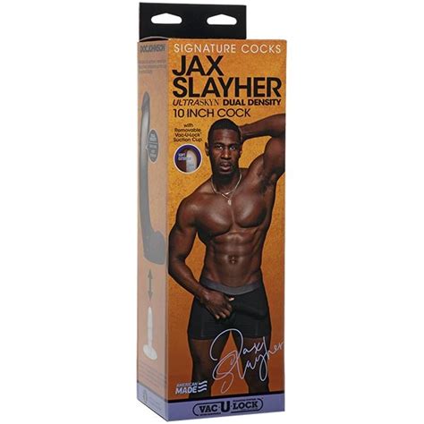Signature Cocks Jax Slayher 10 Ultraskyn Cock With Removable Vac U Lock Suction Cup Sex Toy