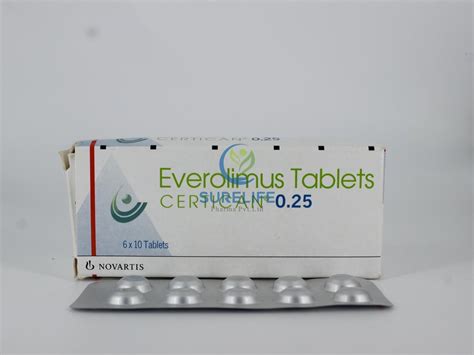 Everolimus Certican 0 25 Mg Tablet Novartis India Ltd 6x10 Tablets At