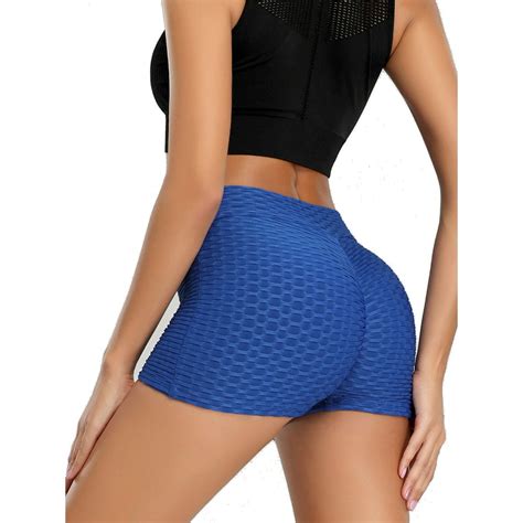 Miss Moly Miss Moly Yoga Hot Shorts For Women Tummy Control Workout Shorts Butt Lifting Ruched