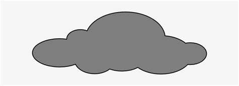 Grey Cloud Clip Art Grey Cloud Clipart Transparent Png 600x217