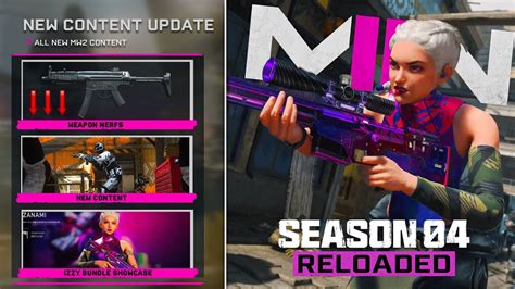 new surprise content update weapon nerfs izzy bundle and patch notes modern warfare 2 youtube
