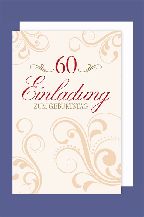 Geburtstag in ein paar wochen wird es wahr, ich werde endlich 70 jahr. Einladungskarte 60 Geburtstag 5er Packung Ornamente ...