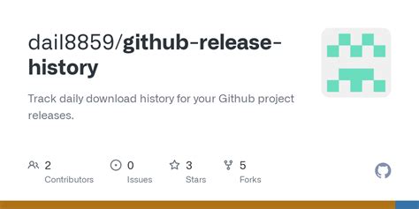 Github Dail8859github Release History Track Daily Download History