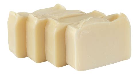 natural white soap bar set of 4 hypoallergenic fragrance free and dye free handmade soap