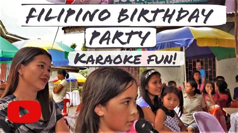 How Filipino Celebrate A Party Fun Karaoke In The Philippines 🇵🇭