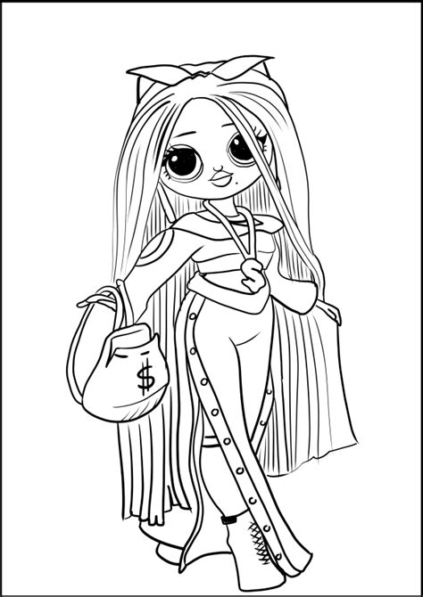 Lol Surprise Omg Dolls Swag Coloring Pages Xcolorings