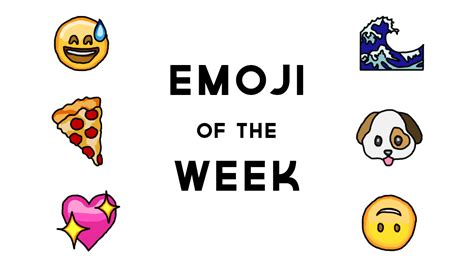 Emoji Days Of The Week
