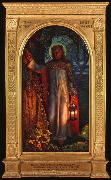 The Light Of The World By William Holman Hunt Light Of The World