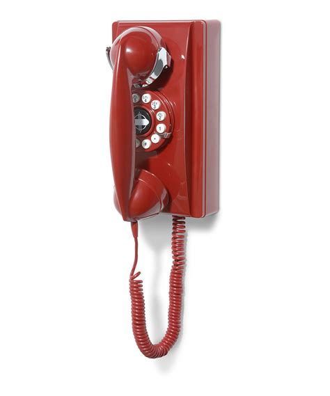 Red Wall Phone Zulily Wall Phone Retro Phone Red Walls