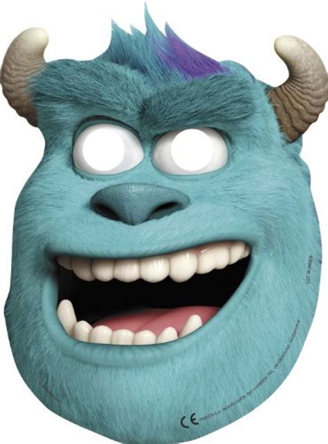 Monsters Inc Monsters University Party Sully Face Masks X 6 By Monsters