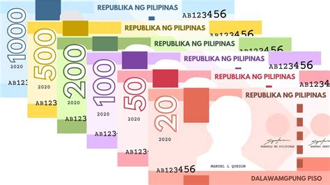 Printable Philippine Peso Play Money 2020 Joy In Crafting