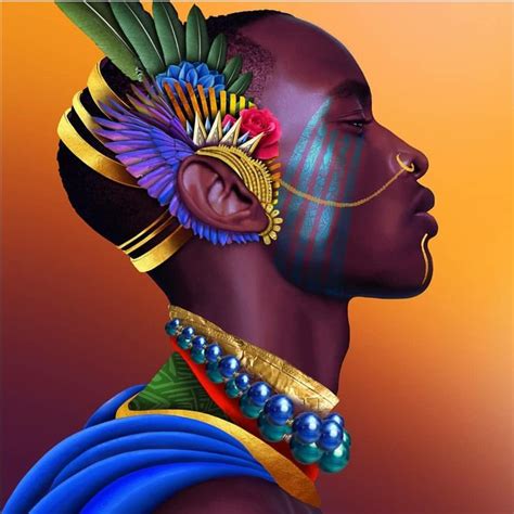 Pin By T Lyn On Afrikan Artartist Black Women Art Afro Art