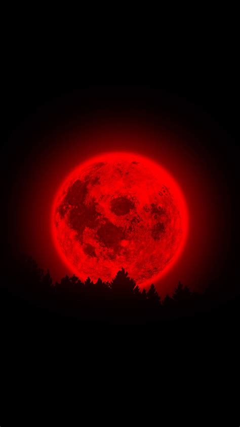 Red Moon Iphone Wallpaper Iphone Wallpapers