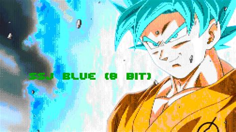 Goku Ssj Blue 8 Bit By D3rr3m1x On Deviantart