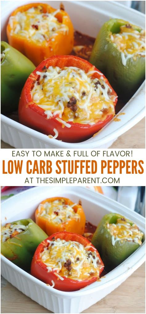 Mexican slow cooker stuffed peppers. Low Carb Stuffed Peppers without Rice Make Healthy Easy!