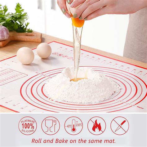 1pack Extra Large Silicone Baking Mats Non Stick Pastry Mat With