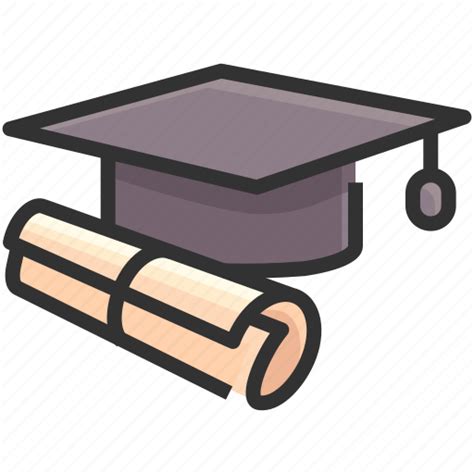 College Degree Diploma Education Graduate Success University Icon