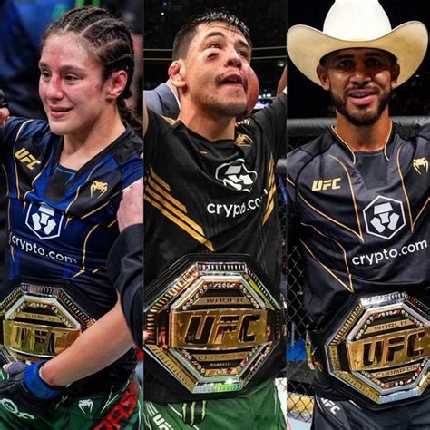 ⚡⚡ At The Moment Three Mexican Fighters Are Holders Of Ufc Championship Belts Alexa Grasso Is A