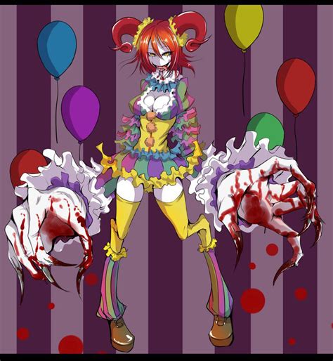 Clown Girl By Kuzusanpai On Deviantart Cute Clown Creepy Clown Anime