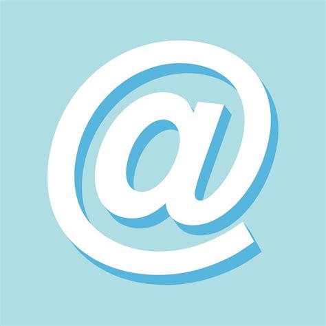 Email At Symbol 554342 Vector Art At Vecteezy