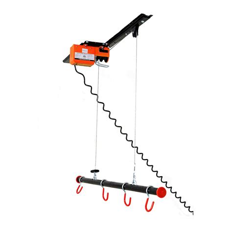 Easily attach your bikes onto the storage lift bar using the provided hooks, then with a click of a button they're up and out of they way. Garage Gator GG4125 125lb Overhead Bike Residential ...