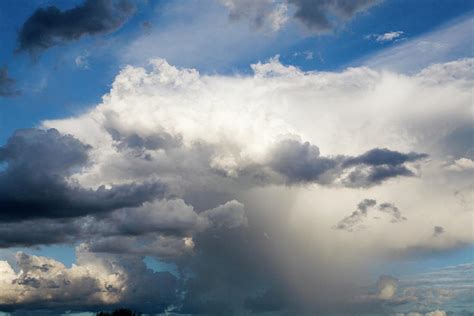 Cumulus Storm Clouds Low Angle View Photograph By James Randklev