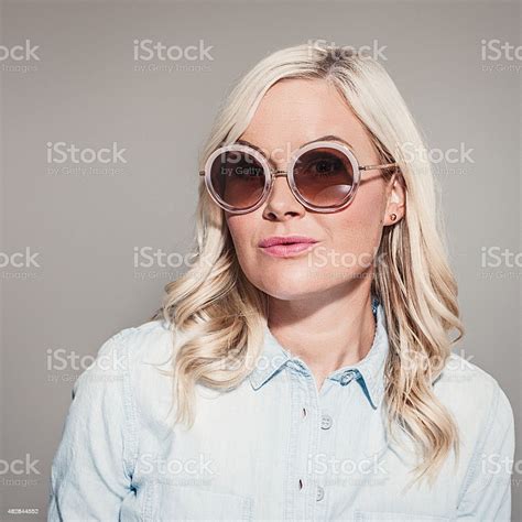 Beautiful Woman In Modern Sunglasses Stock Photo Download Image Now