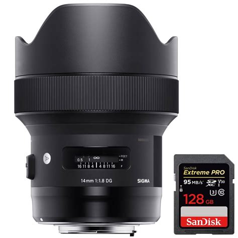 Sigma 14mm F18 Dg Hsm Art Wide Angle Full Frame Lens For Nikon F Mount