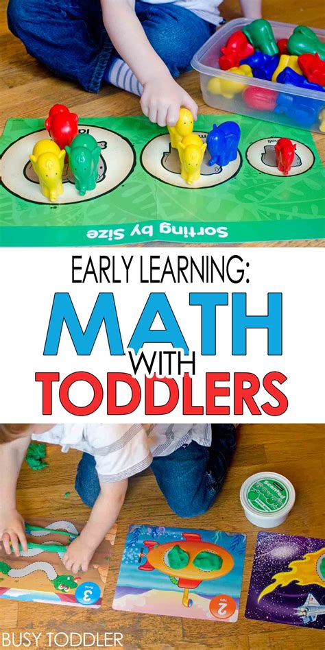 Early Learning Math With Toddlers Busy Toddler