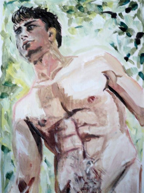 Artwork Of Artistry Of Male Travail D Artiste Sur Le Nu Masculin Male Nude Of April Original