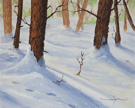 How To Paint Snow In Oil Online Art Lessons