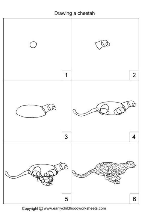24 animal drawings free psd ai vector eps format. cheetah how to draw | Art Studio | Pinterest
