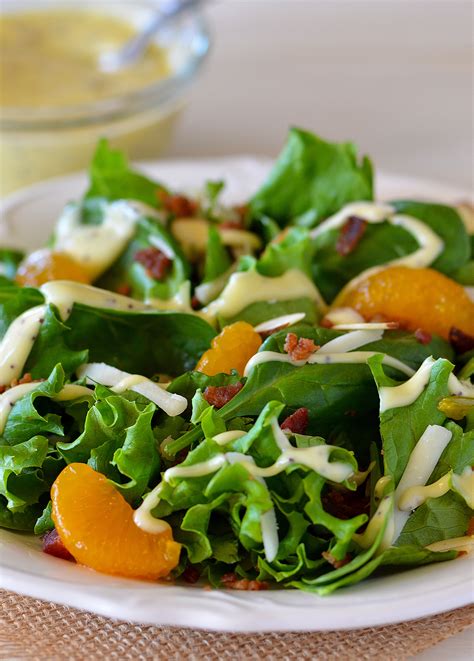 Heat destroys oxalates and this is why i slightly cook the spinach before. Spinach Salad with Bacon, Almonds and Oranges - Life In ...