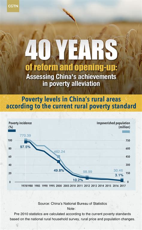 Four Charts Tell You Chinas Achievements In Poverty Alleviation Cgtn