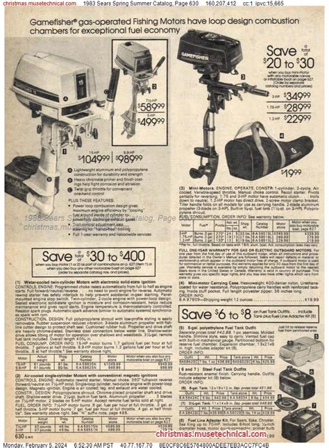 1983 Sears Spring Summer Catalog Page 630 Christmas Catalogs