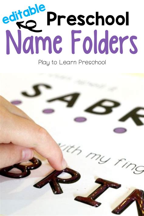 Help Children Learn And Recognize Their Names With These Editable Name