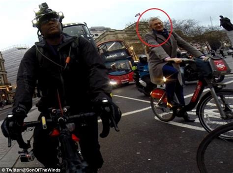 Bbc Presenter Jeremy Vine Pictured Riding A Bike Without A Helmet In