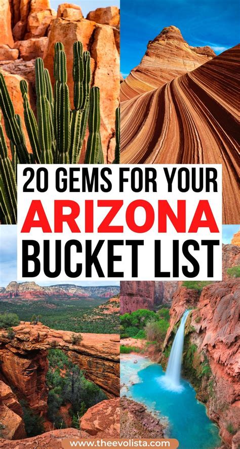 Arizona Bucket List 20 Best Places To Visit In Arizona Map Arizona