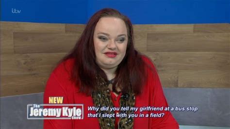 jeremy kyle guest shows sex tape to prove she slept with cousin s fella in a park irish