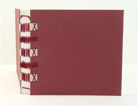 Ann Symes Hand Made Soft Cover Book With Decoratively Stitched Spine