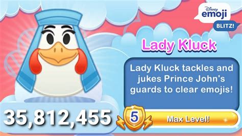 Disney Emoji Blitz Lady Kluck Level 5 Robin Hood Gameplay Youtube