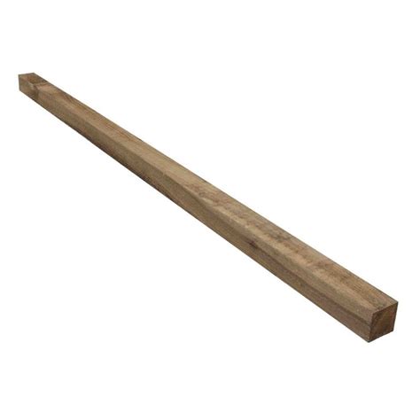 Rowlinson 3 Brown Fence Posts 75x75mm — Direct Gb Home And Garden