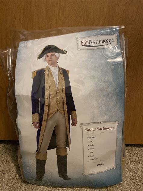 George Washington Costume For Adults Ebay