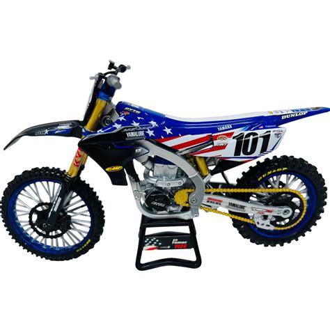 New Ray Toys Replica 112 Scale Yamaha Yz450f Motocross Of Nations Bike